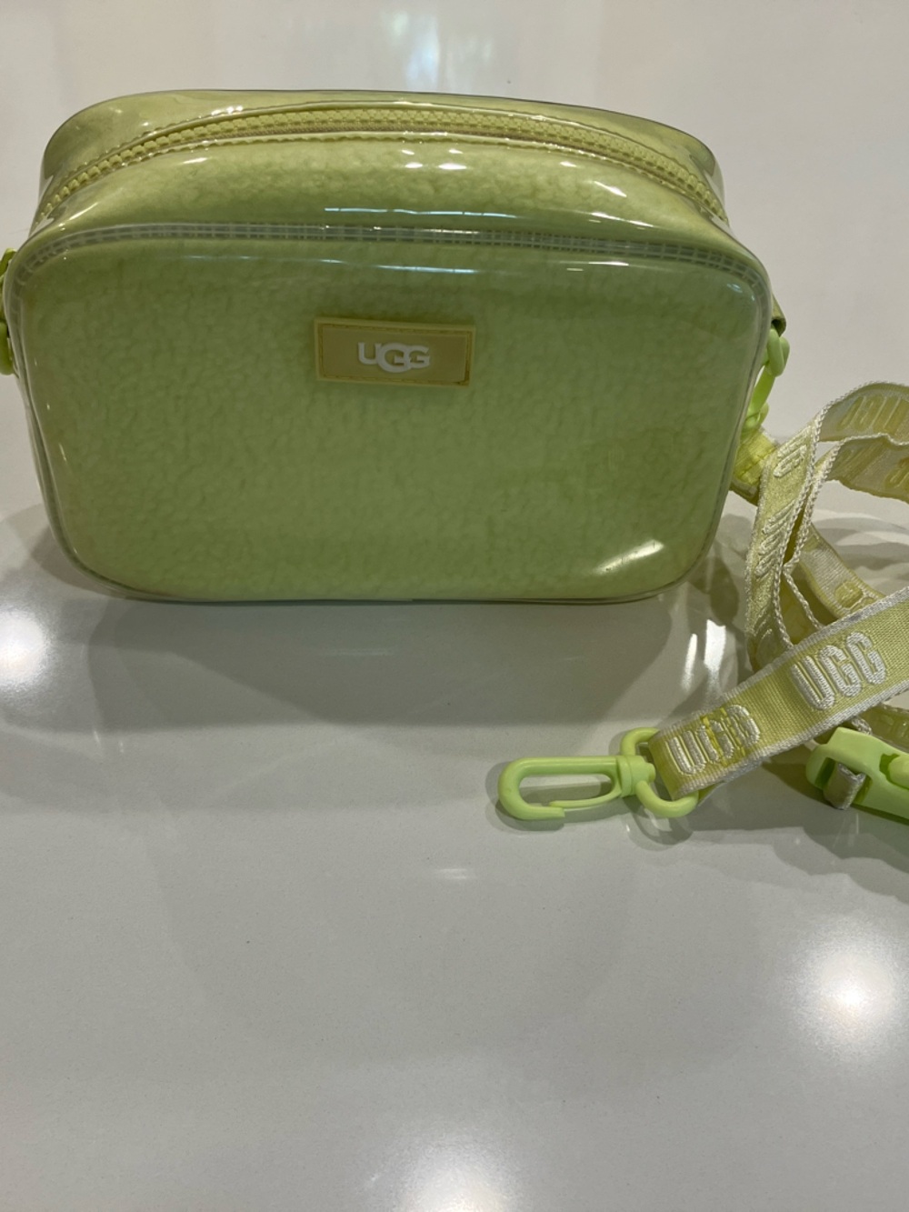 UGG Neon Lime Mini Crossbody Pouch
